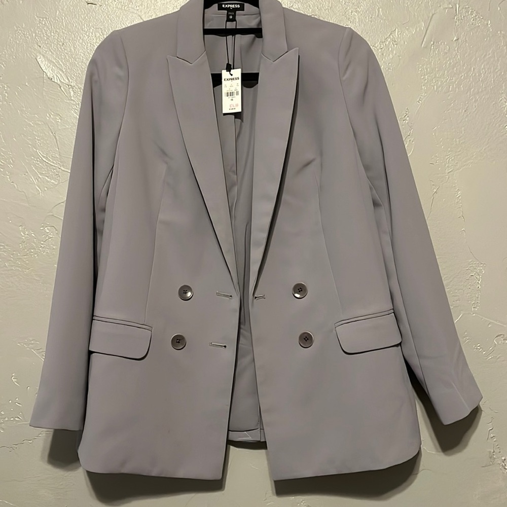 Womens Grey Express Blazer